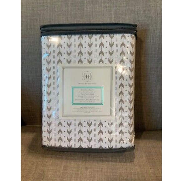 NIP Modern Southern Home Gray Arrows 3 Piece Twin - Picture 2 of 3